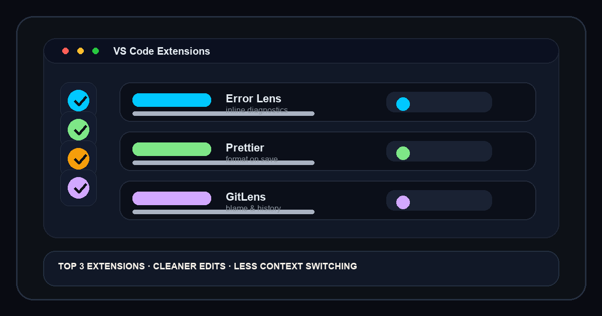 VS Code Extensions that make coding easier